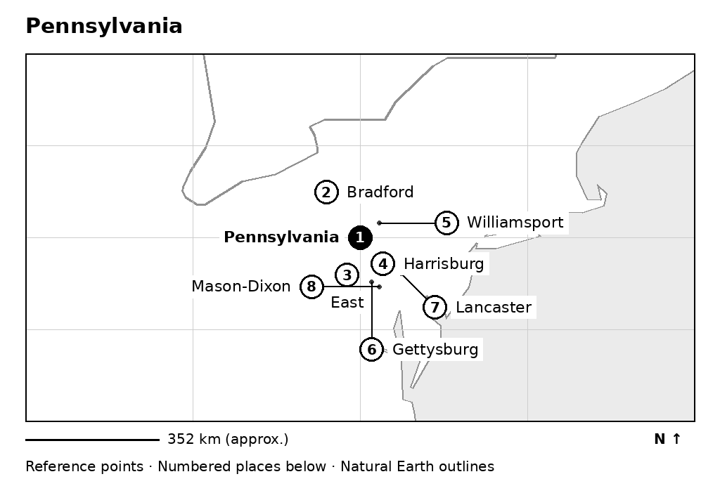 Closer orientation map for Pennsylvania