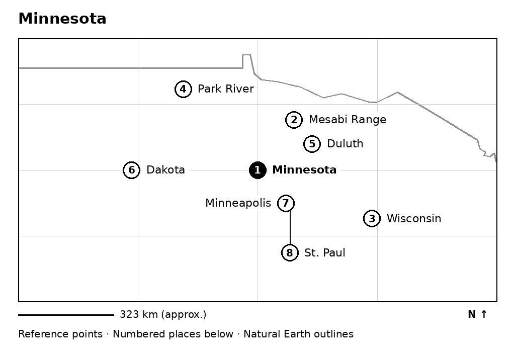 Closer orientation map for Minnesota