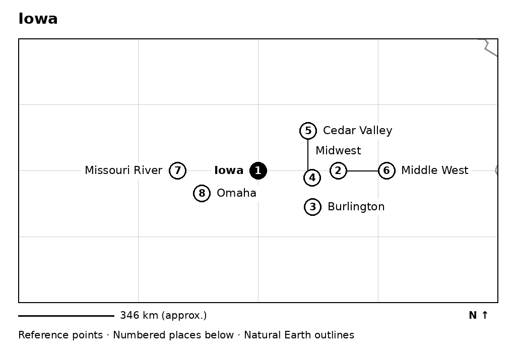 Closer orientation map for Iowa