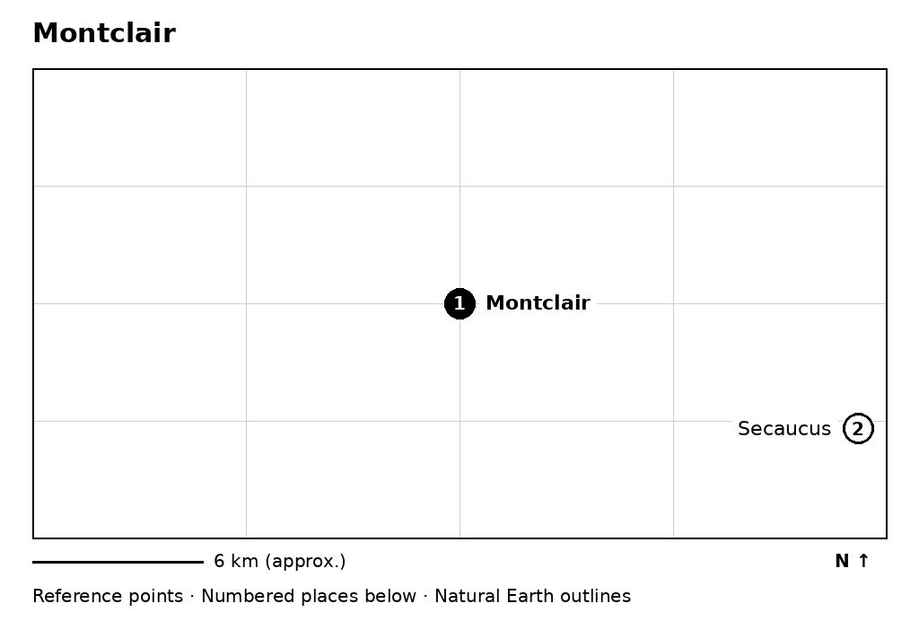 Closer orientation map for Montclair