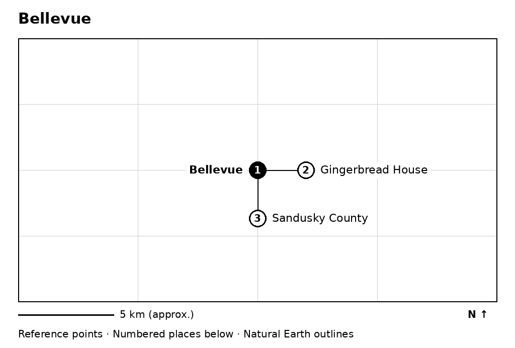 Closer orientation map for Bellevue