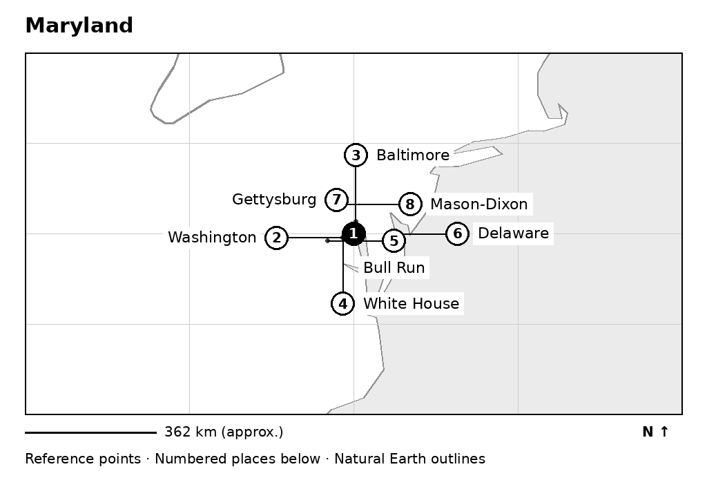 Closer orientation map for Maryland