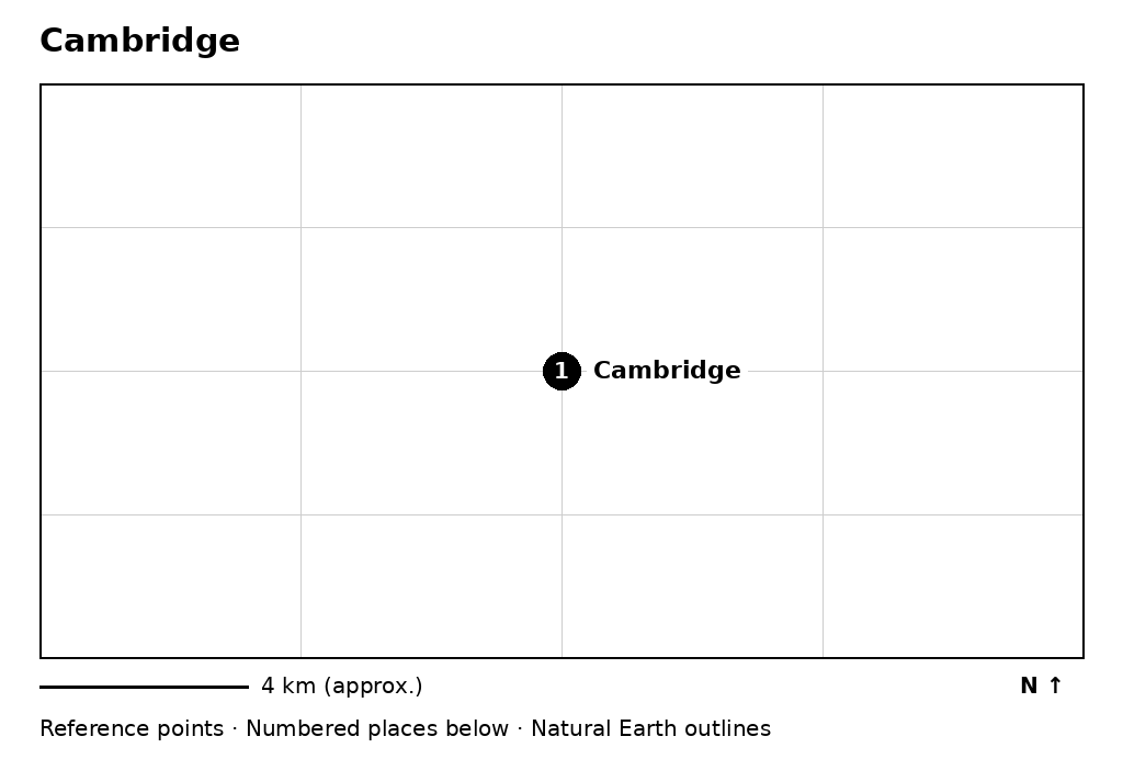 Closer orientation map for Cambridge