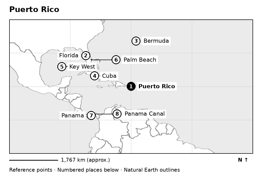 Closer orientation map for Puerto Rico