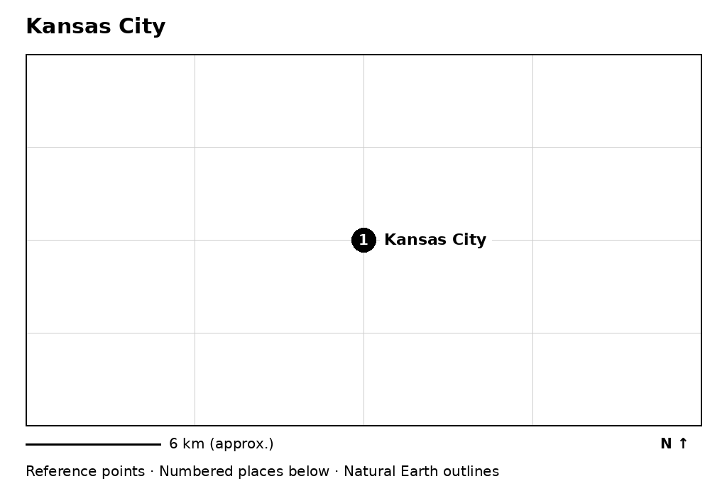 Closer orientation map for Kansas City