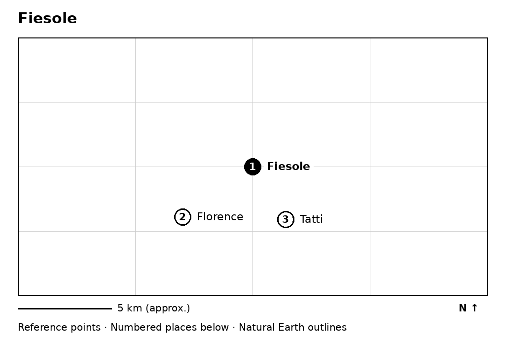 Closer orientation map for Fiesole
