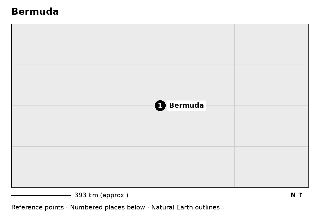 Closer orientation map for Bermuda