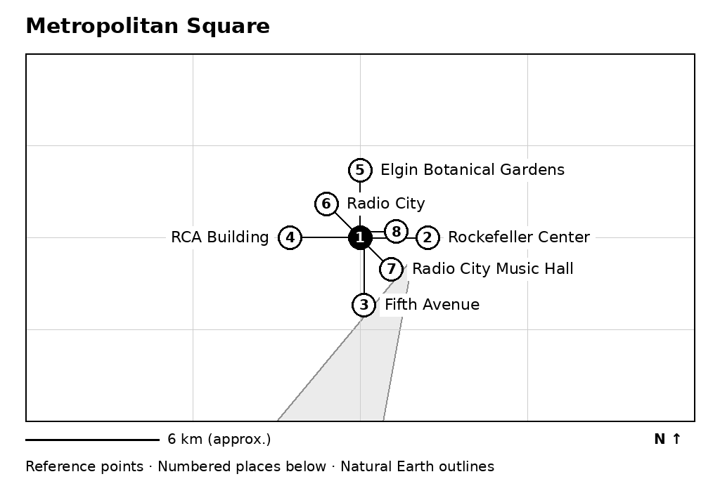 Closer orientation map for Metropolitan Square