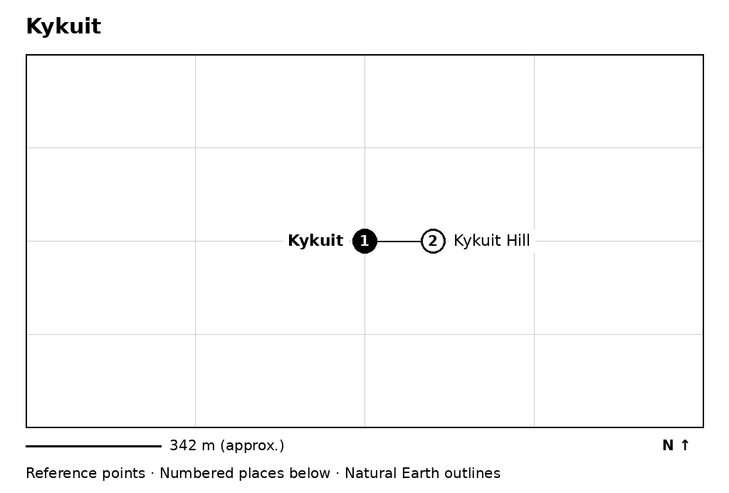 Closer orientation map for Kykuit