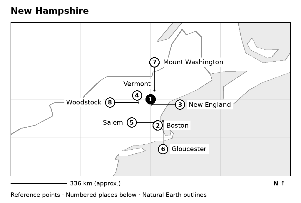 Closer orientation map for New Hampshire
