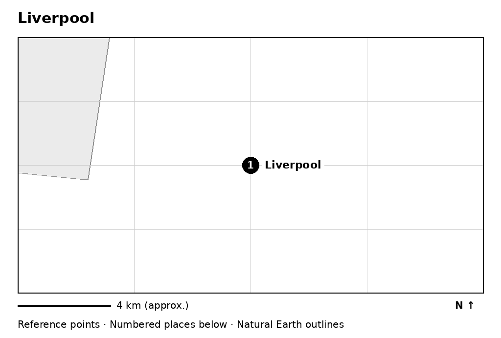 Closer orientation map for Liverpool