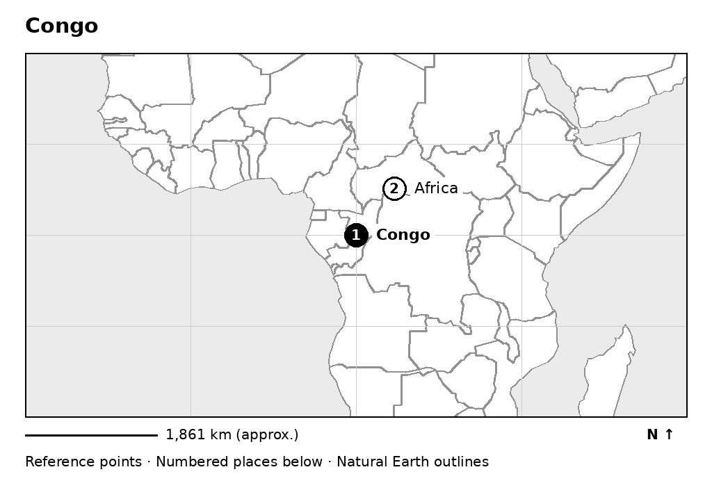 Closer orientation map for Congo