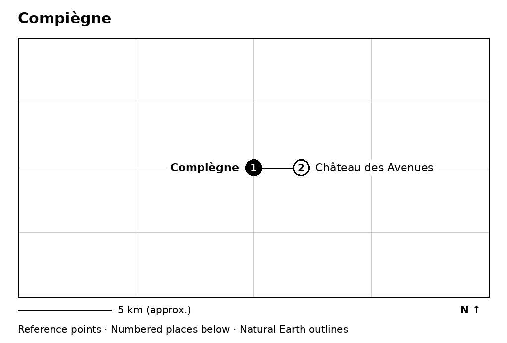 Closer orientation map for Compiègne
