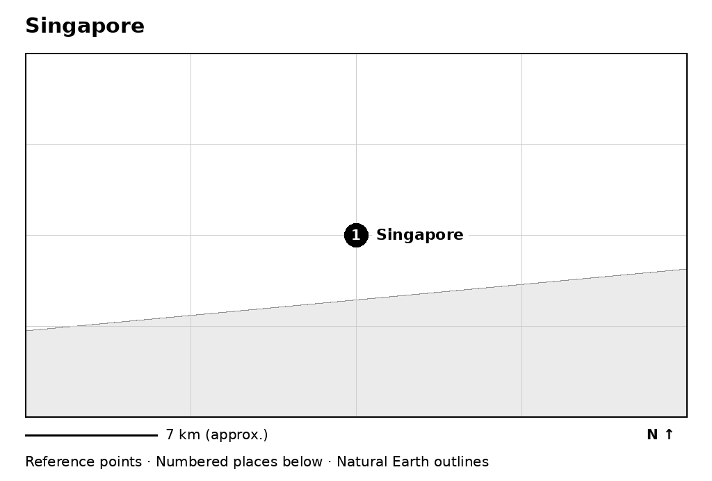 Closer orientation map for Singapore