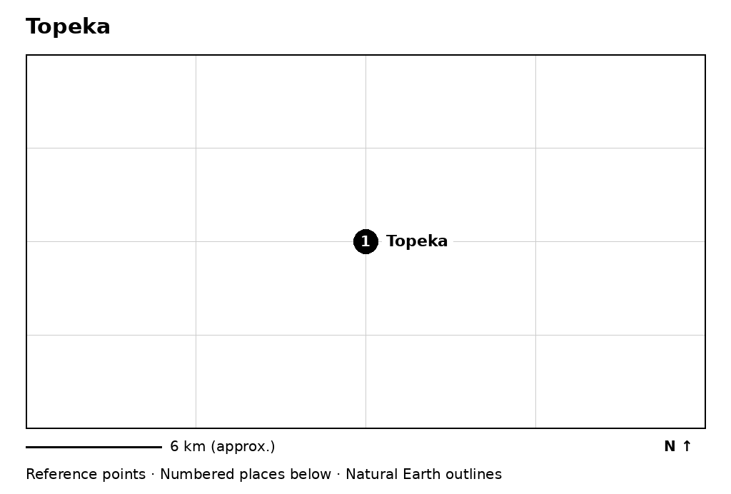 Closer orientation map for Topeka