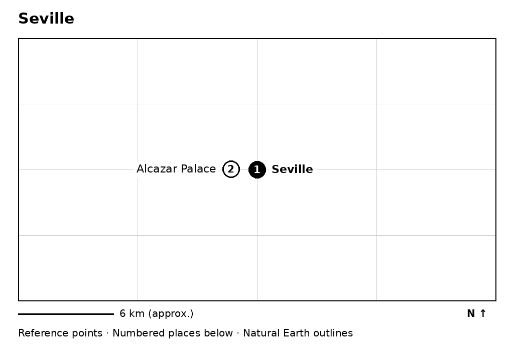 Closer orientation map for Seville