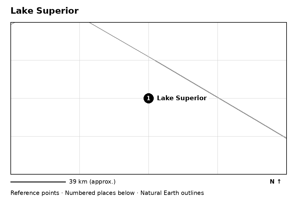 Closer orientation map for Lake Superior