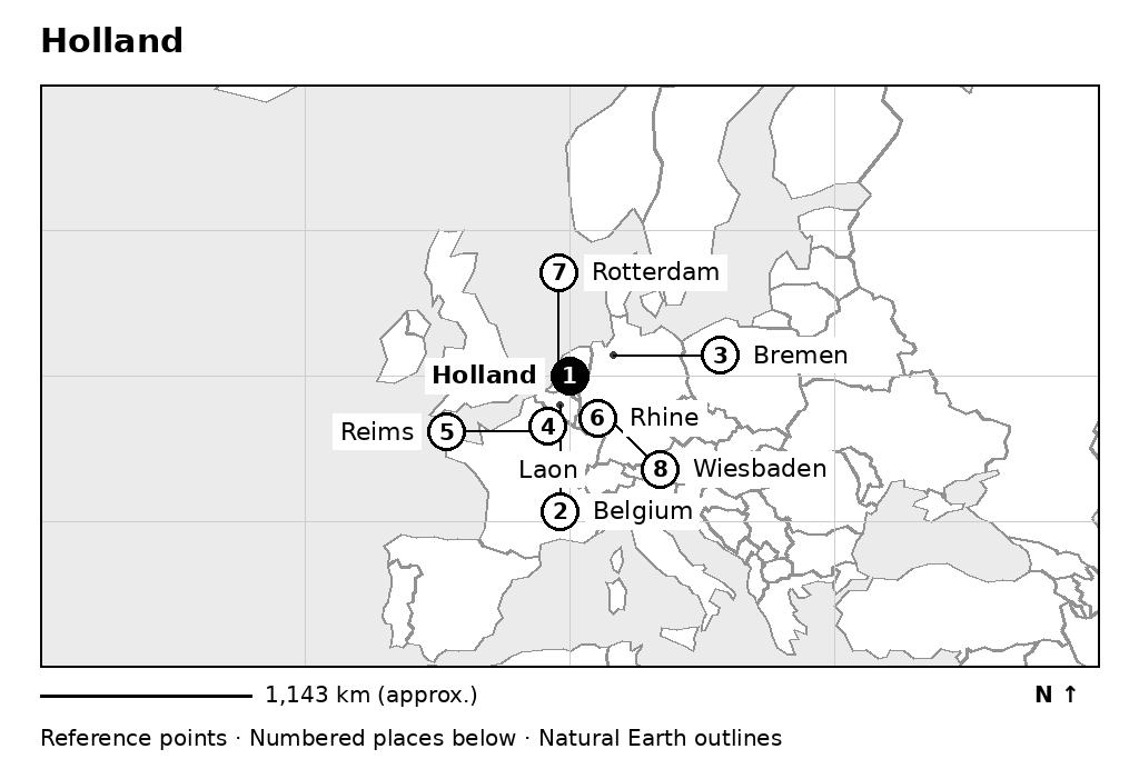 Closer orientation map for Holland