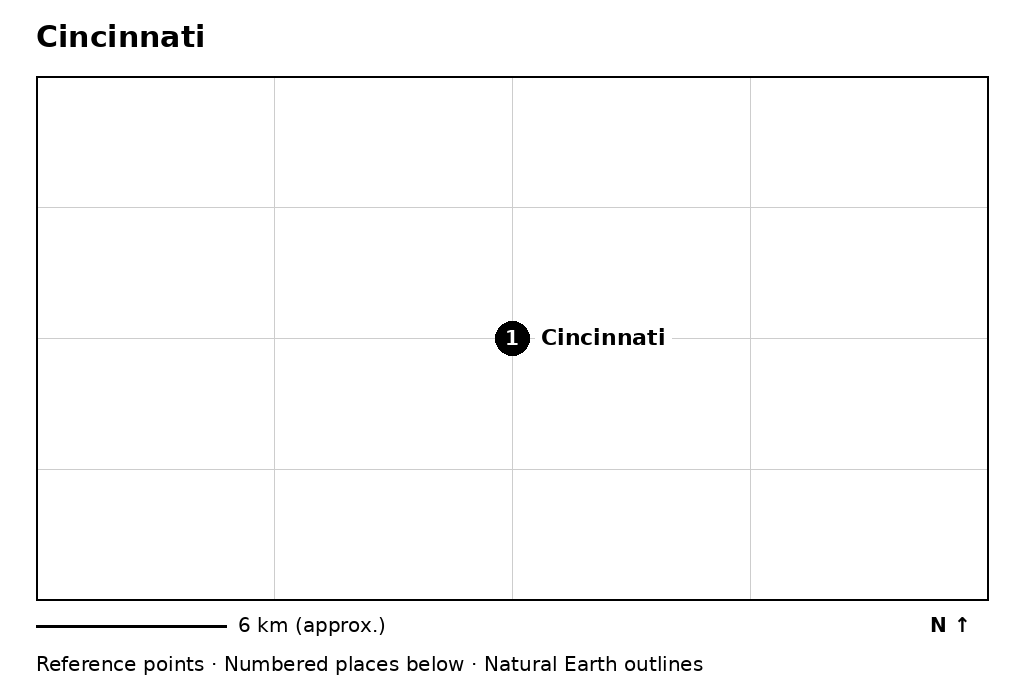 Closer orientation map for Cincinnati